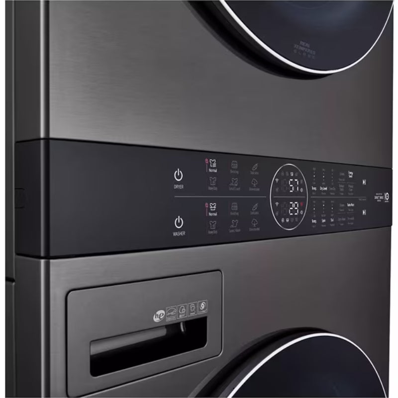 LG WKGX201H Laundry Center 4.5 cu. ft. Front Load Washer & 7.4 cu. ft. Gas Dryer