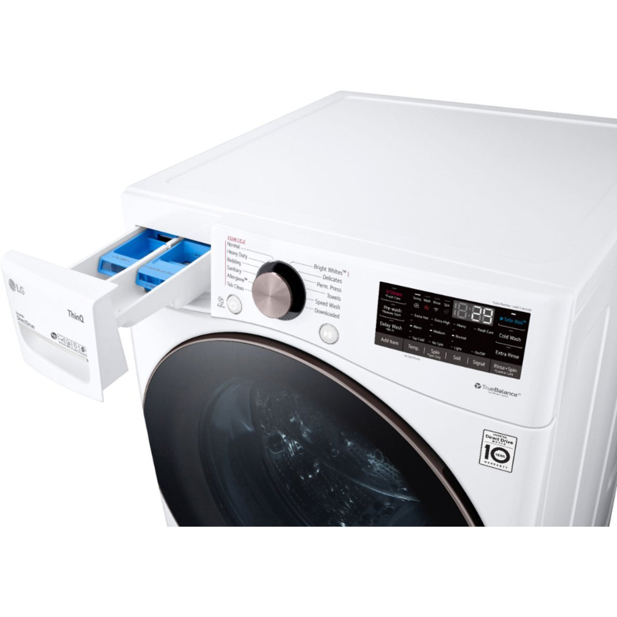 LG WM4000H 4.5 cu. ft. Stackable Front Load Washer with Wi-Fi and Smart Features