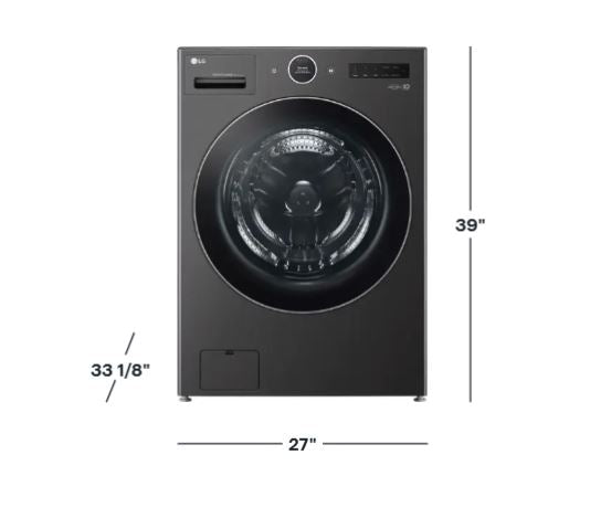 LG WM6998H 5.0 cu. ft. Mega Capacity All-in-One Electric Washer/Dryer Combo with Inverter HeatPump