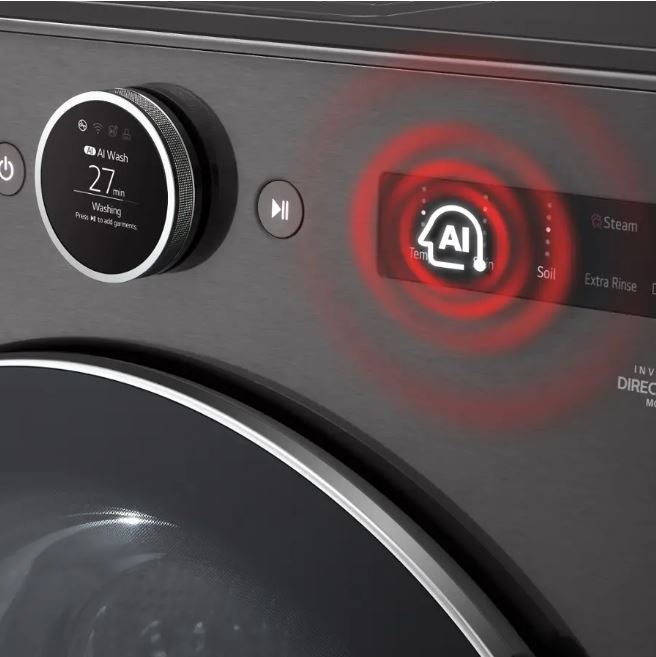 LG WM6998H 5.0 cu. ft. Mega Capacity All-in-One Electric Washer/Dryer Combo with Inverter HeatPump