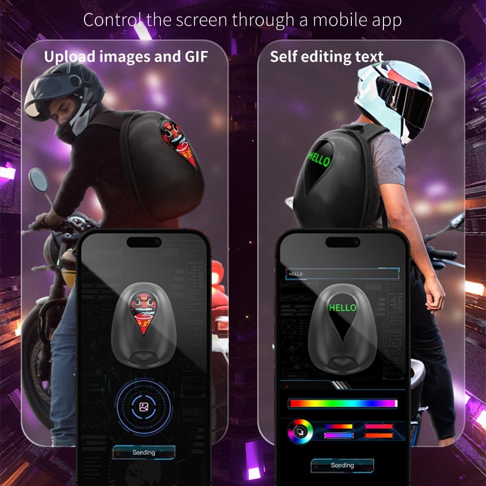 LOY-SEA Heart LED Backpack