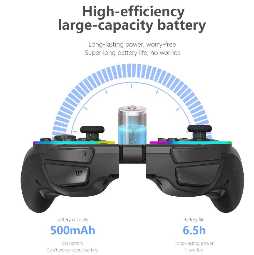 LinYuvo Retro Joy Cons Remote Gamepad for Nintendo Switch/OLED