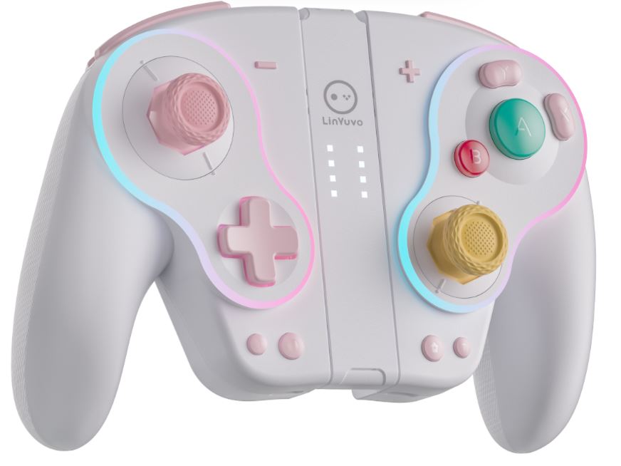 LinYuvo Retro Joy Cons Remote Gamepad for Nintendo Switch/OLED