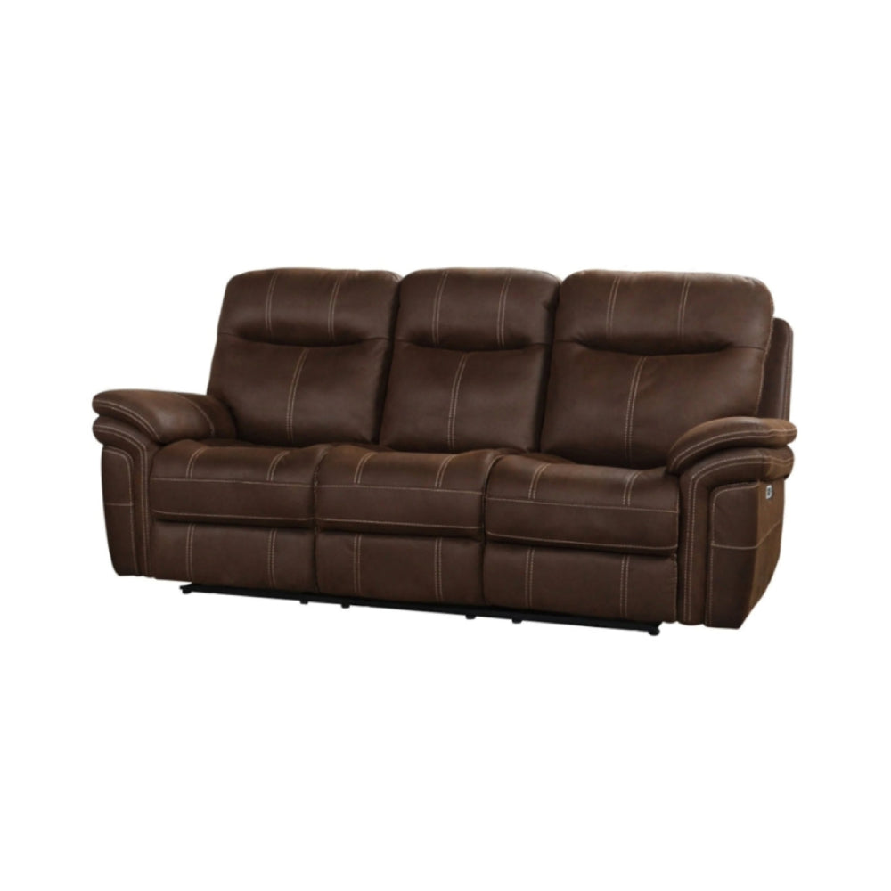 Mason Power Reclining Sofa with Loveseat by Best Home - Brown