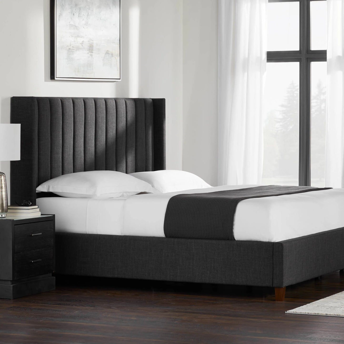 Blackwell Queen Bed by Malouf - Black