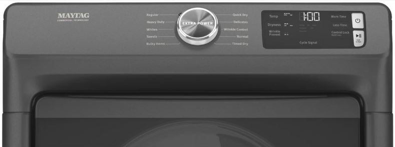 Maytag MED5630 7.3 cu. ft. Front Load Electric Dryer with Extra Power and Quick Dry cycle