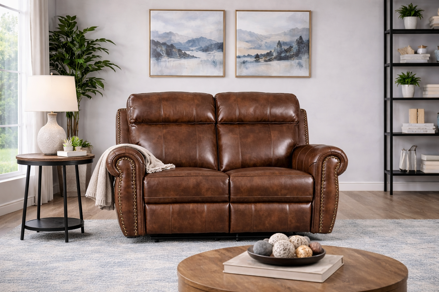 Sofá reclinable tapizado Merry de 62" de Acme Furniture