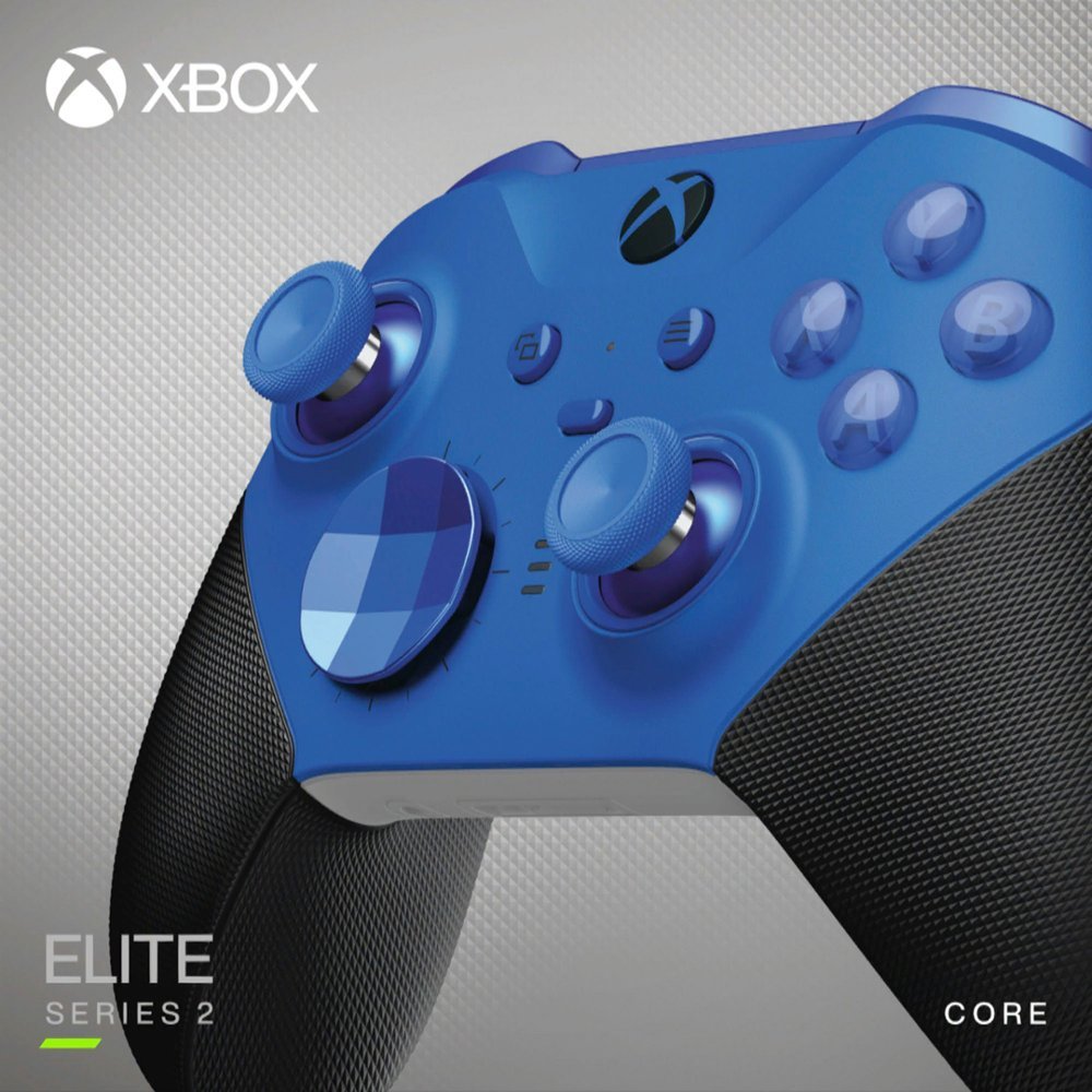 Microsoft Elite Series 2 Core Wireless Controller for Xbox Series X, Xbox Series S, Xbox One, PCs, and Cloud-Enabled Devices