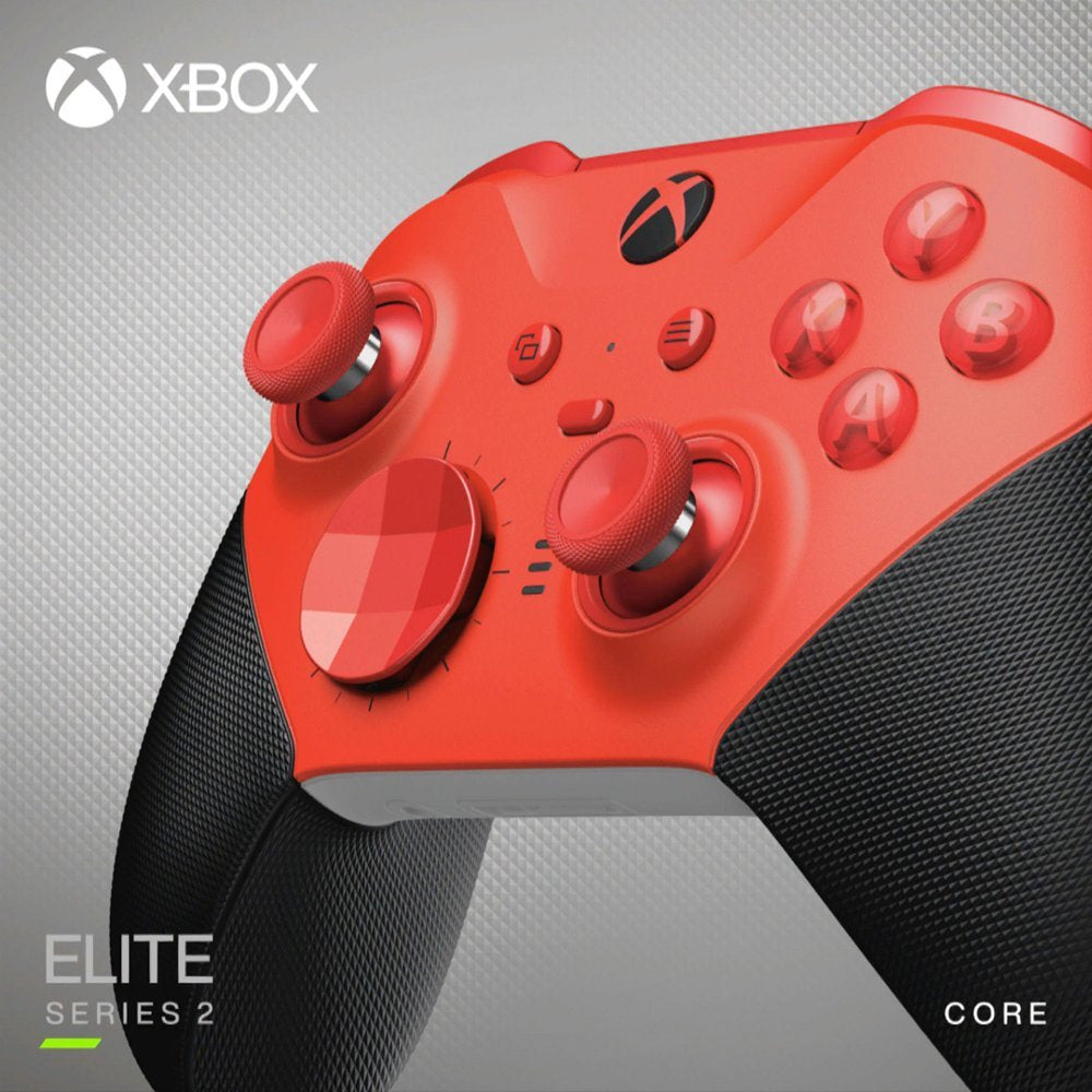 Microsoft Elite Series 2 Core Wireless Controller for Xbox Series X, Xbox Series S, Xbox One, PCs, and Cloud-Enabled Devices