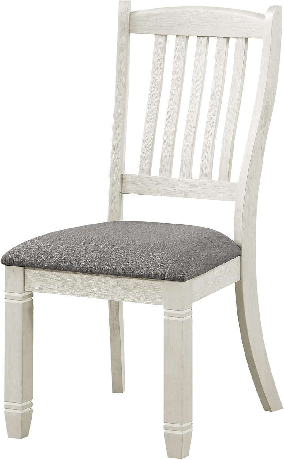 Montana 7‑Piece Dining Set with Storage Drawers by Homelegance - White/Grey