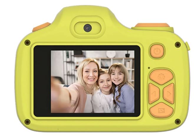 myFirst - Camera 3 Digital Camera for Kids with Extra Selfie Lens 16MP HD