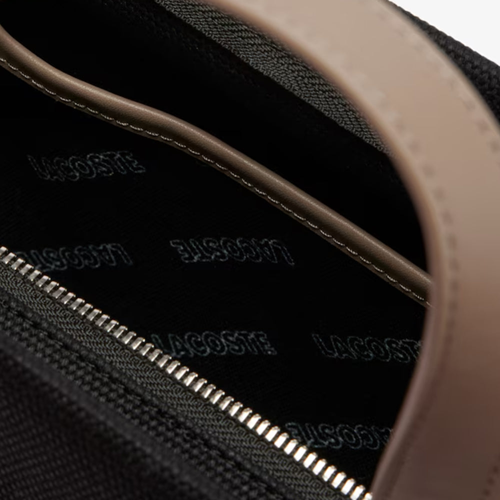 Lacoste Small Heritage Canvas Tote Bag - Black