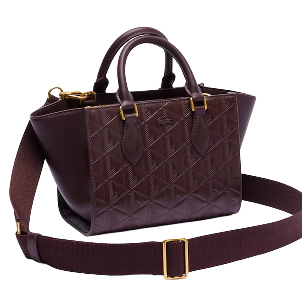 Lacoste Small Maheki Monogram Tote Bag