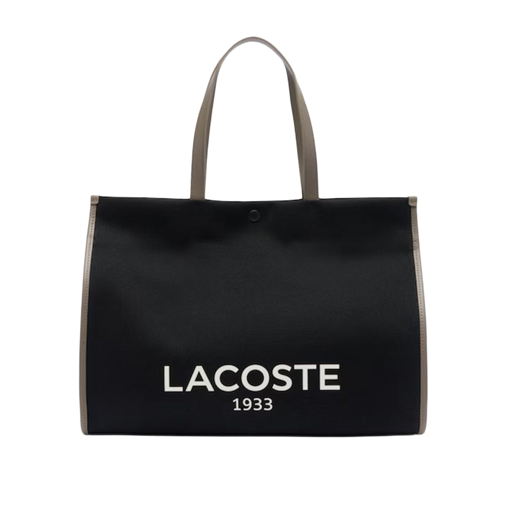 Lacoste Large Heritage Tote Bag - Black– Curacao