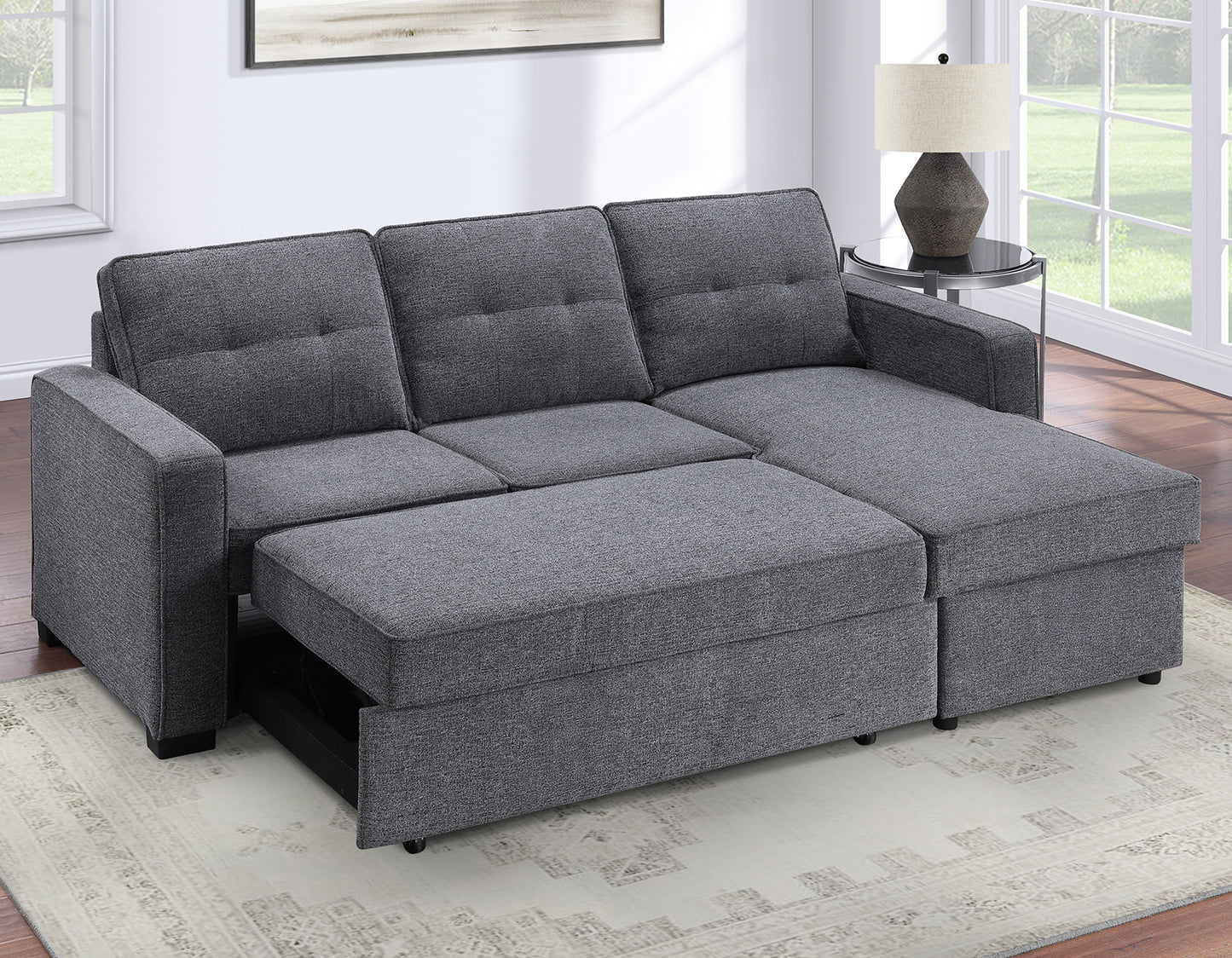 Noah Love Chaise Set - Grey