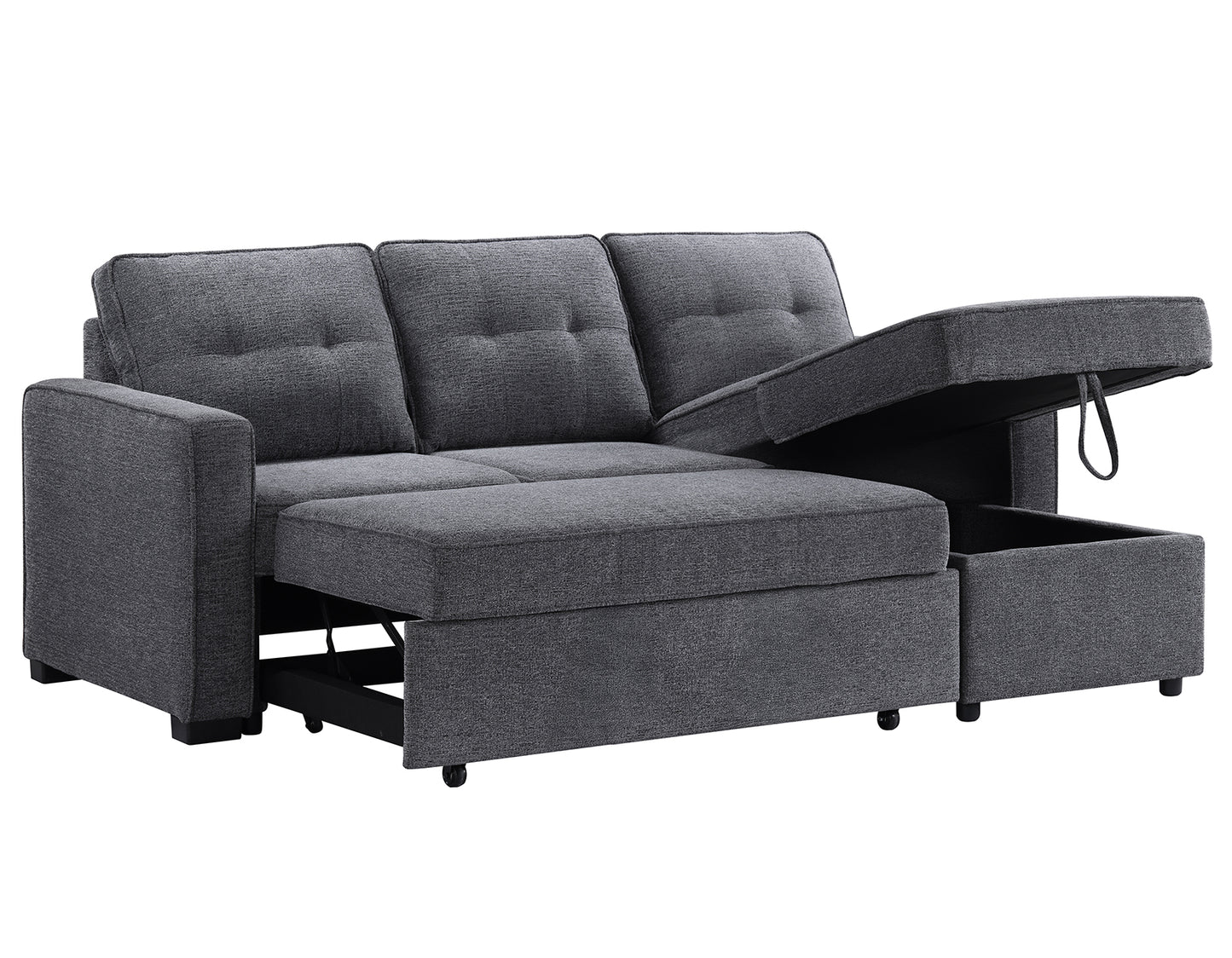 Noah Love Chaise Set - Grey