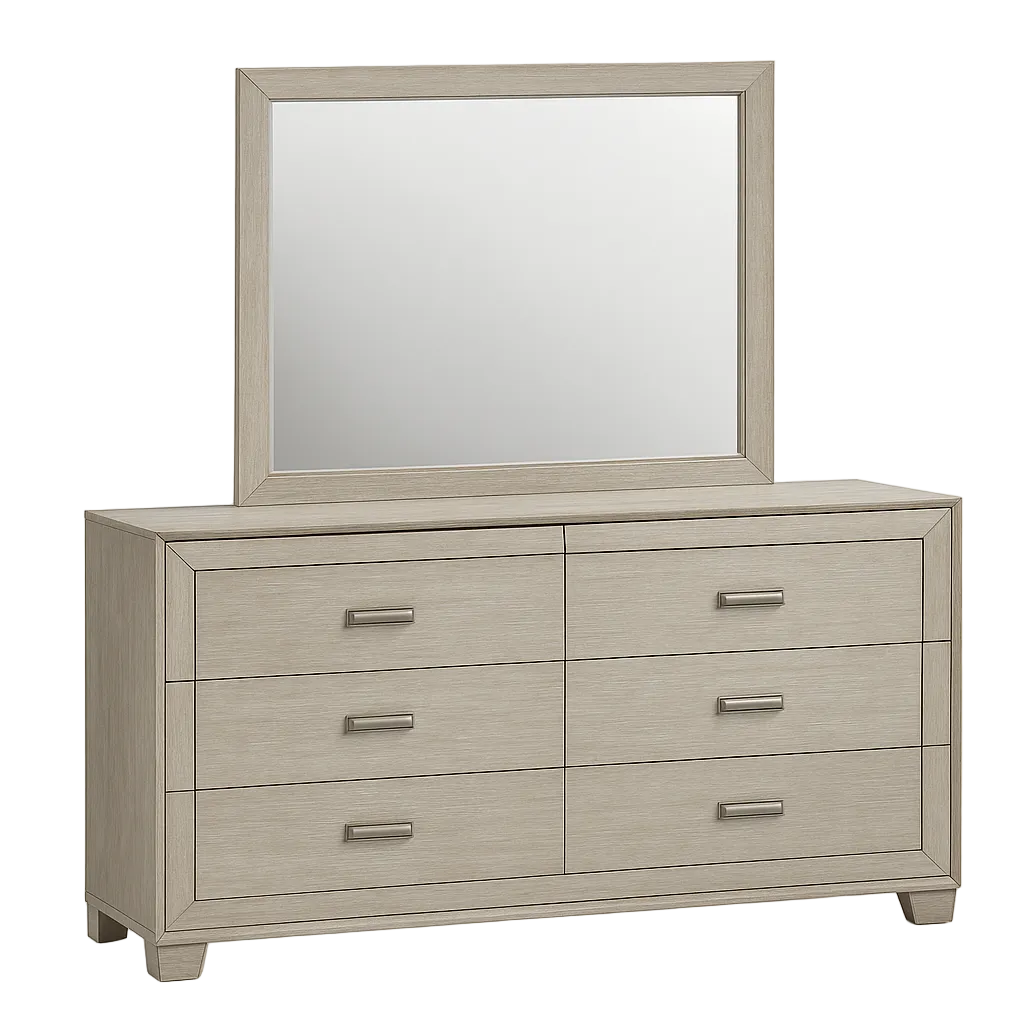 Odesa Queen Size (4-Piece) Bedroom Set by Lifestyle - Gray