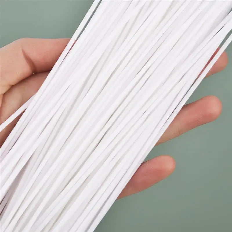 30-100Pcs Waxed Cotton Candle Wicks Set Smokeless DIY Supplies