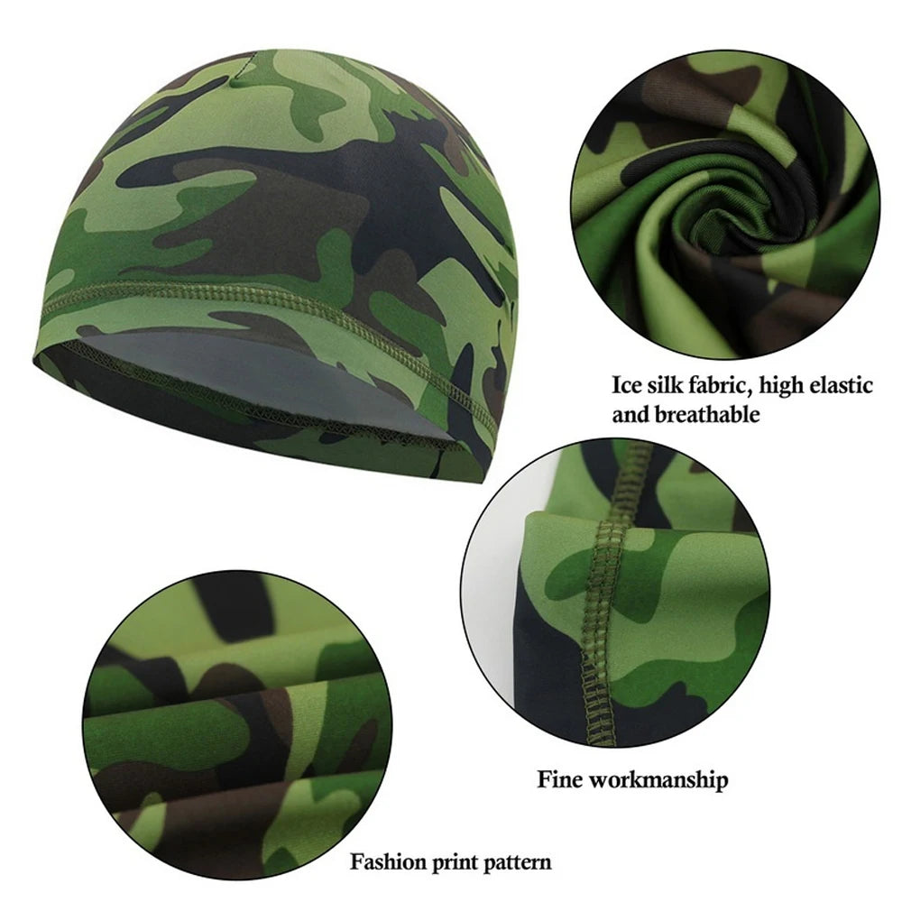 1Pcs Skull Cap Helmet Liner Running Beanie for Thermal Retention and Moisture Wicking