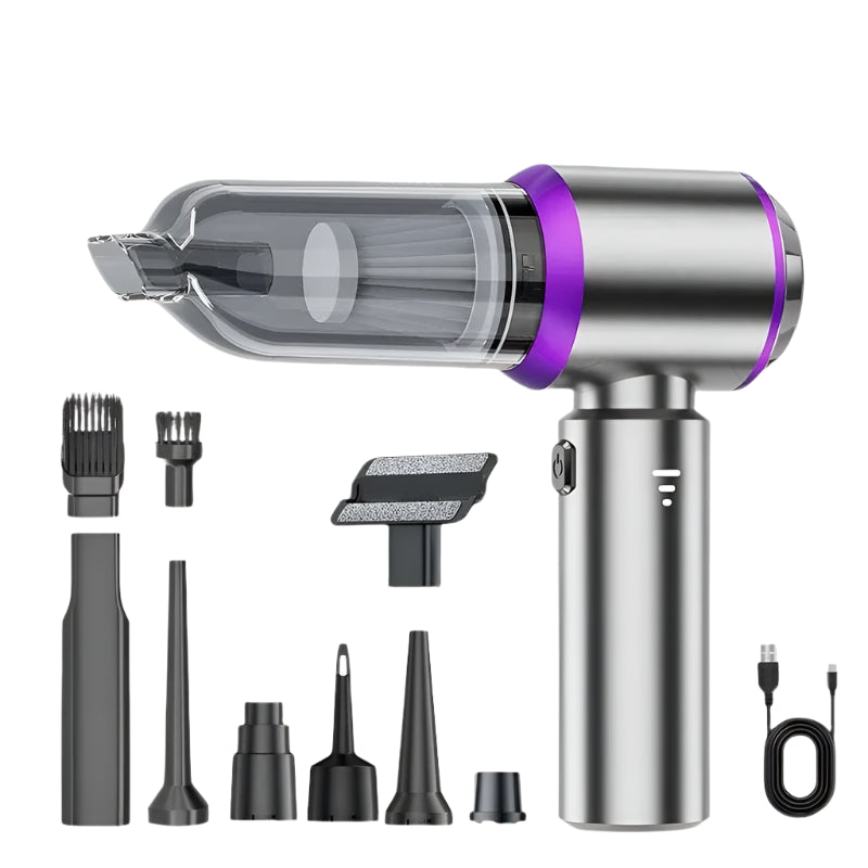 Car Vacuum Cleaner 360000Pa Mini Wireless Handheld