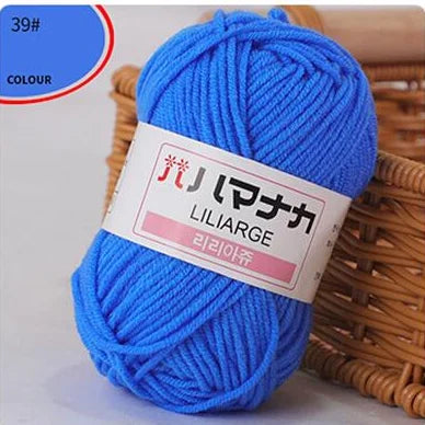 DIY Baby Milk Soft Cotton Knitting Yarn for Sweaters
