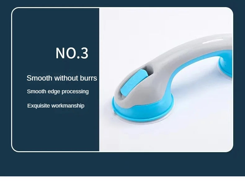Bathroom Handrail to Prevent Falls Suction Cup Safety Handle for Tub and Shower