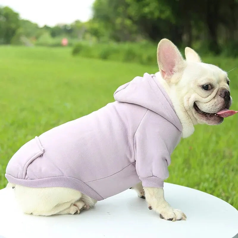 Fashion Dog Clothing Autumn Winter Thick Warm Hoodie Sweater