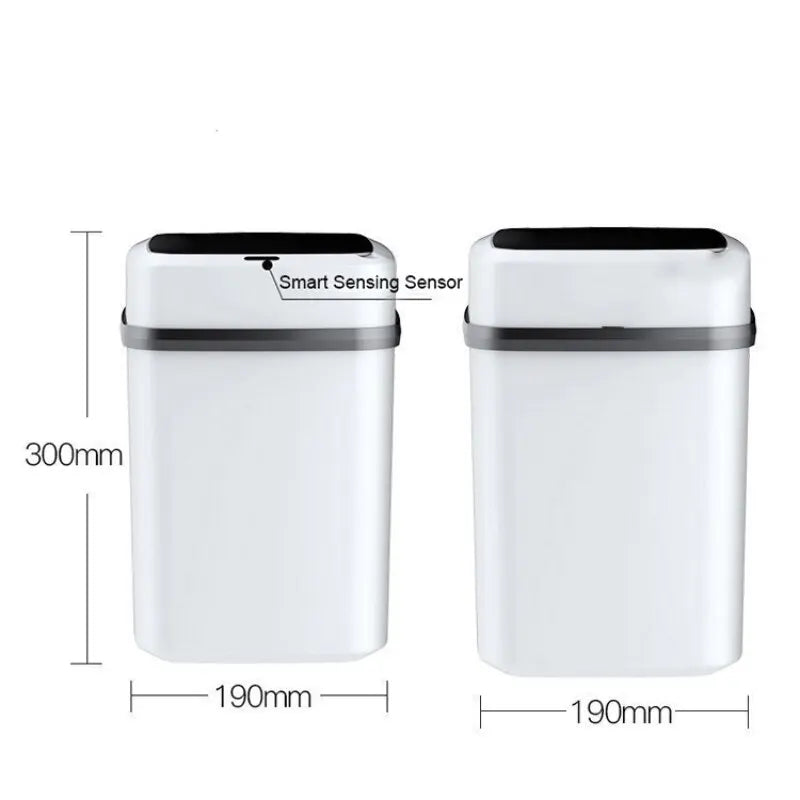 13L Kitchen Trash Bin Bathroom Touch Smart Garbage Can