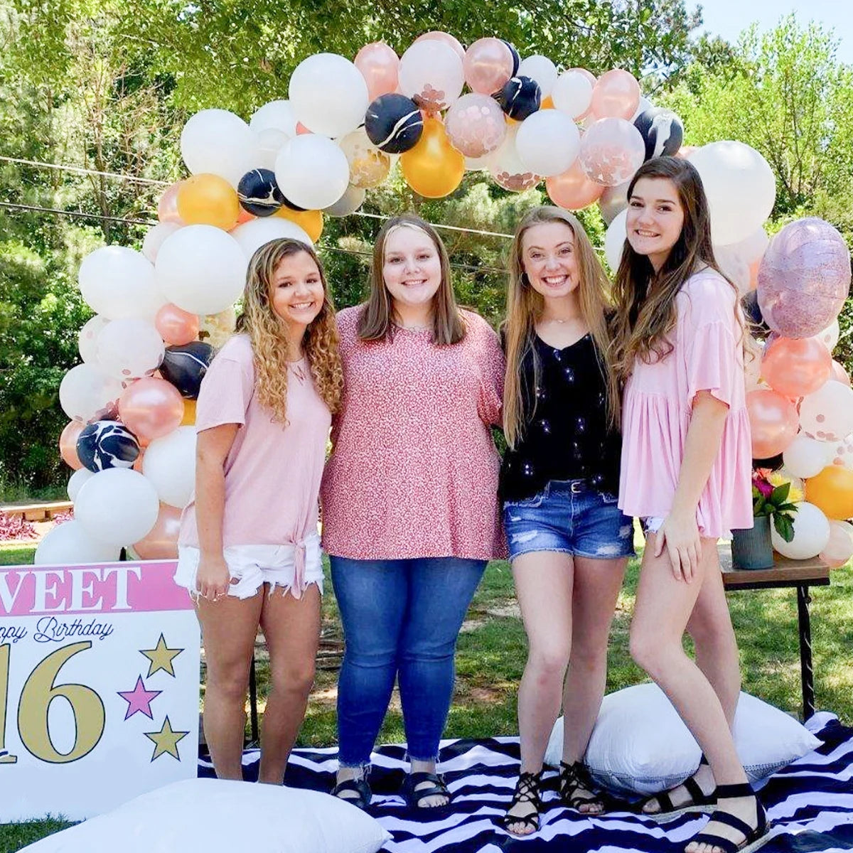 Adjustable Table Balloon Arch Stand Holder for Party Decor