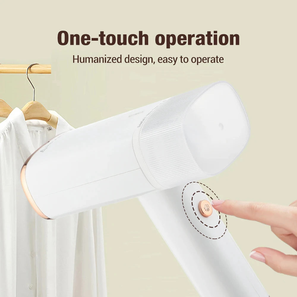 Portable Handheld Garment Steamer 130ml Fast Heat 1000W Ideal for Home and Travel