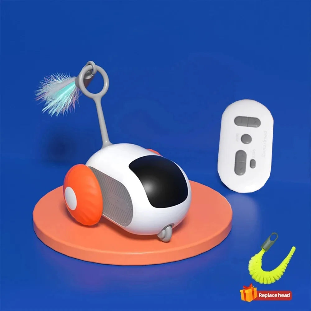 Dropshipping Smart Cat Toy Remote Controlled Moving Car for Cats and Dogs Interactive Training Pet Supplies