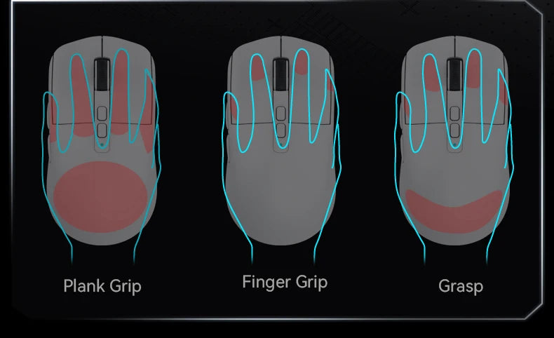 Attack Shark X6 PAW3395 Bluetooth Mouse with RGB Base