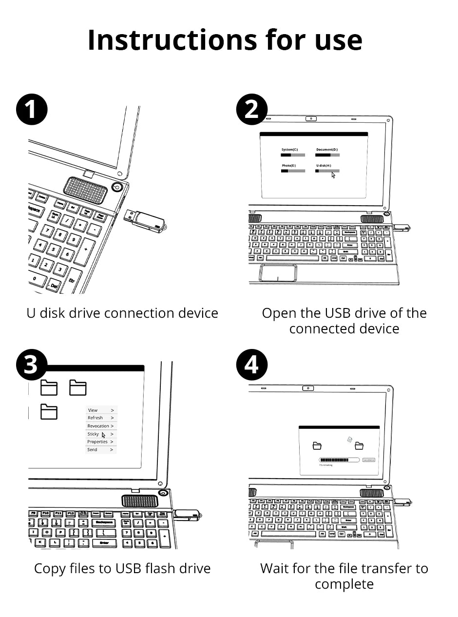 Bliksem Pendrive 64GB USB Flash Drive for PC Mobile Use
