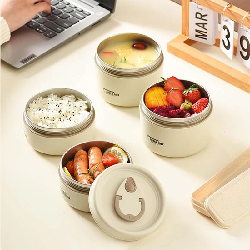 Portable Insulated Food Lunch Container Set β Eco-Friendly Thermal Insulation