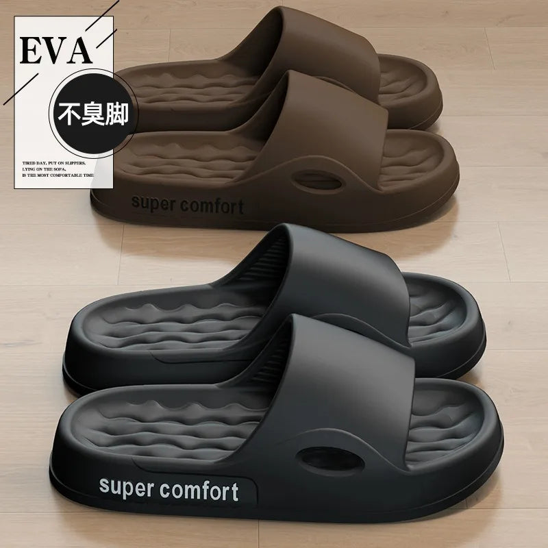 Fashion Men's Summer Lightweight EVA Indoor Outdoor Sandals Slides