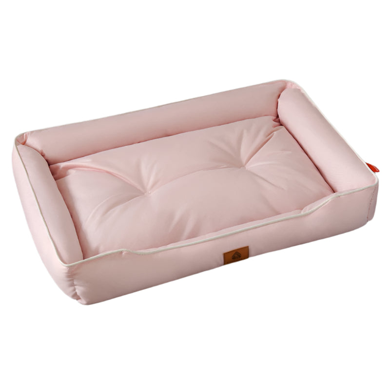 Waterproof Dog Bed with 600D Oxford Fabric Thickened PP Cotton Filling Bite-Resistant Pet Mat for All Seasons