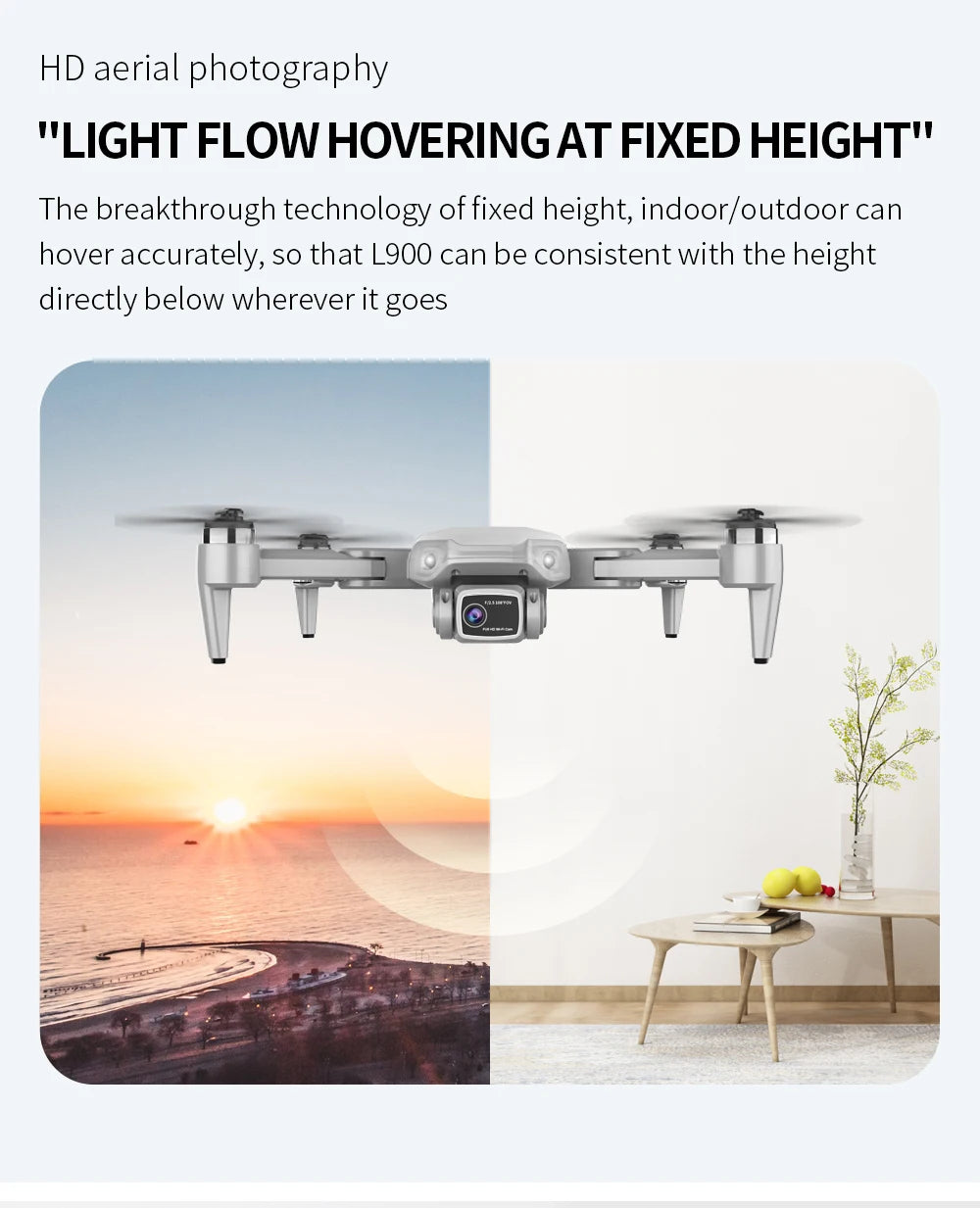 Drone L900 Pro 4K 5G GPS HD Dual Camera Foldable Quadcopter