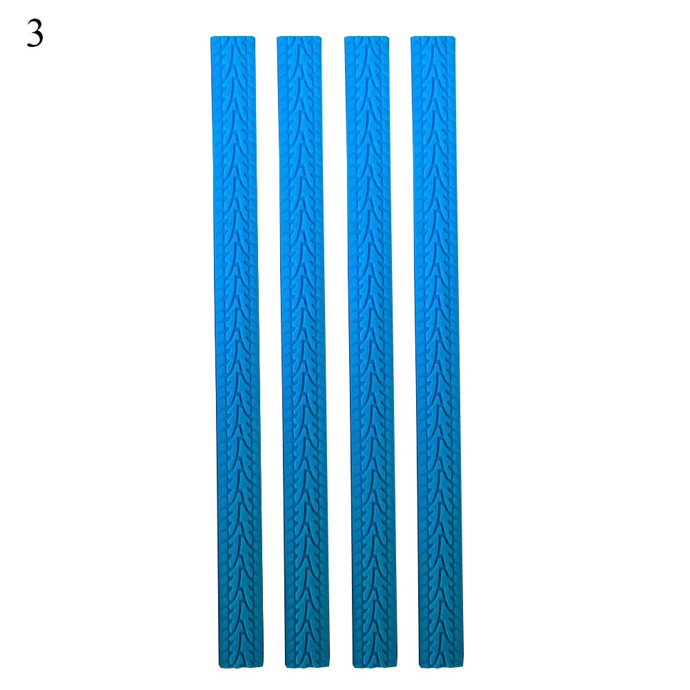 4PC Silicone Suitcase Wheel Protection Case for Quiet Travel