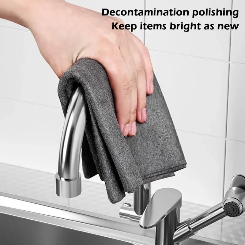 1/3/5/10pcs Magic Cleaning Cloths Reusable Microfiber Wipes for Home and Kitchen