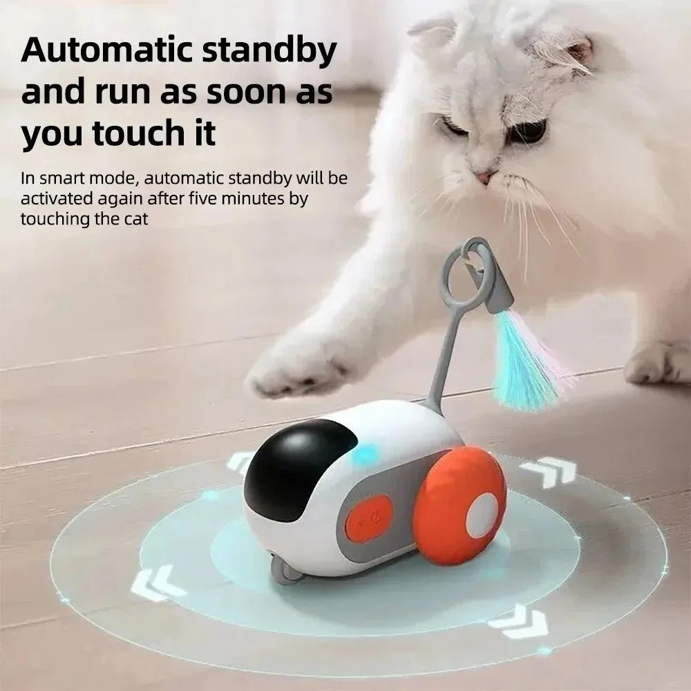 Dropshipping Smart Cat Toy Remote Controlled Moving Car for Cats and Dogs Interactive Training Pet Supplies
