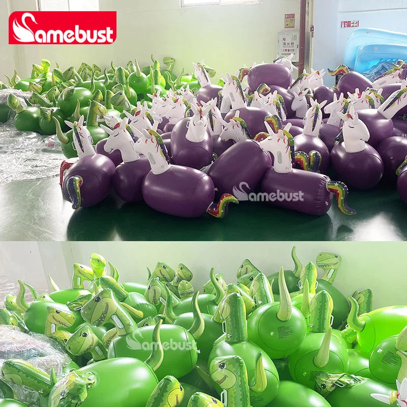 Camebust Inflatable Hopping Bouncer for Toddlers Unicorn Horse Dinosaur Ride On Toy for Active Play and Imagination