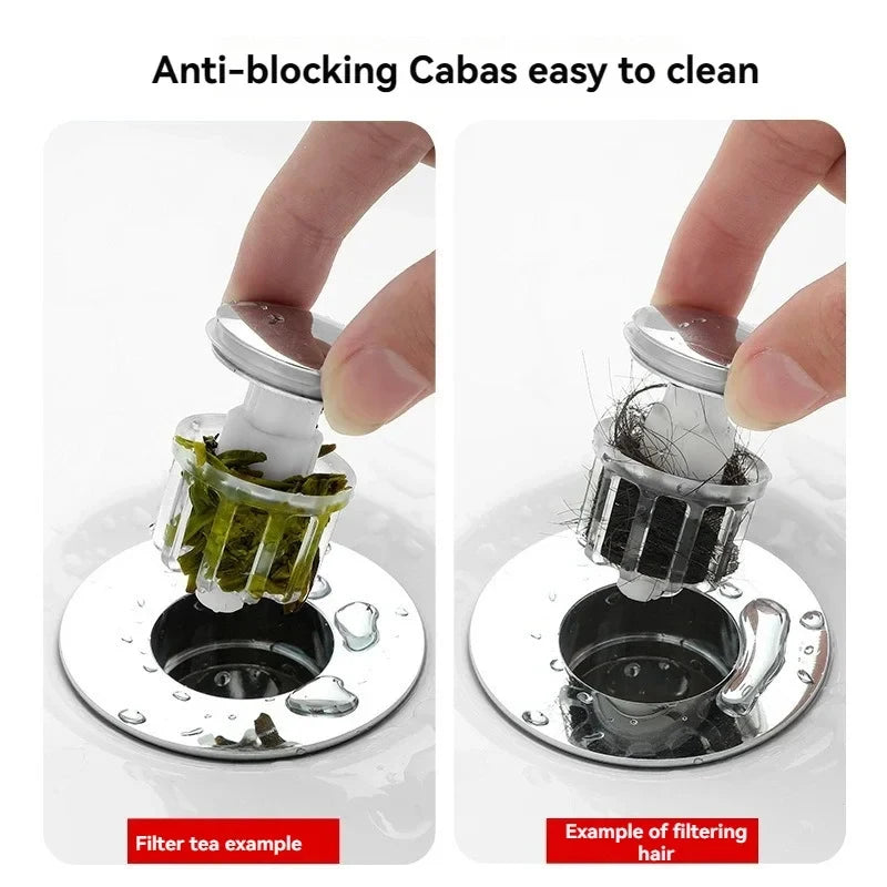 Universal Basin Pop-up Drain Filter Hair Sink Strainer Tool