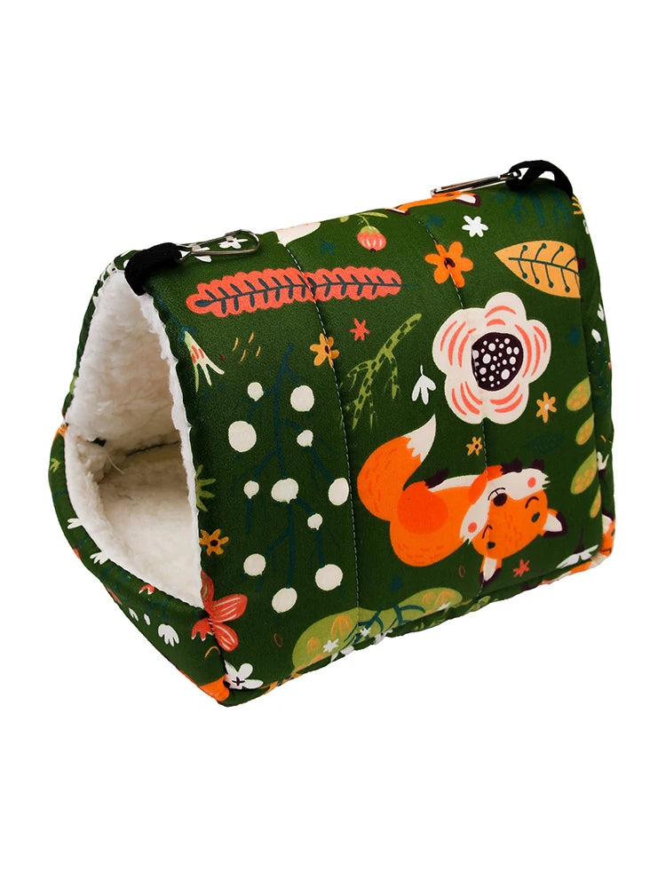 Parrot hammock Hamster Thickening nest Small pet Xuanfeng Bird Peony bird Bird's Nest winter Warm sleeping bag Squirrel