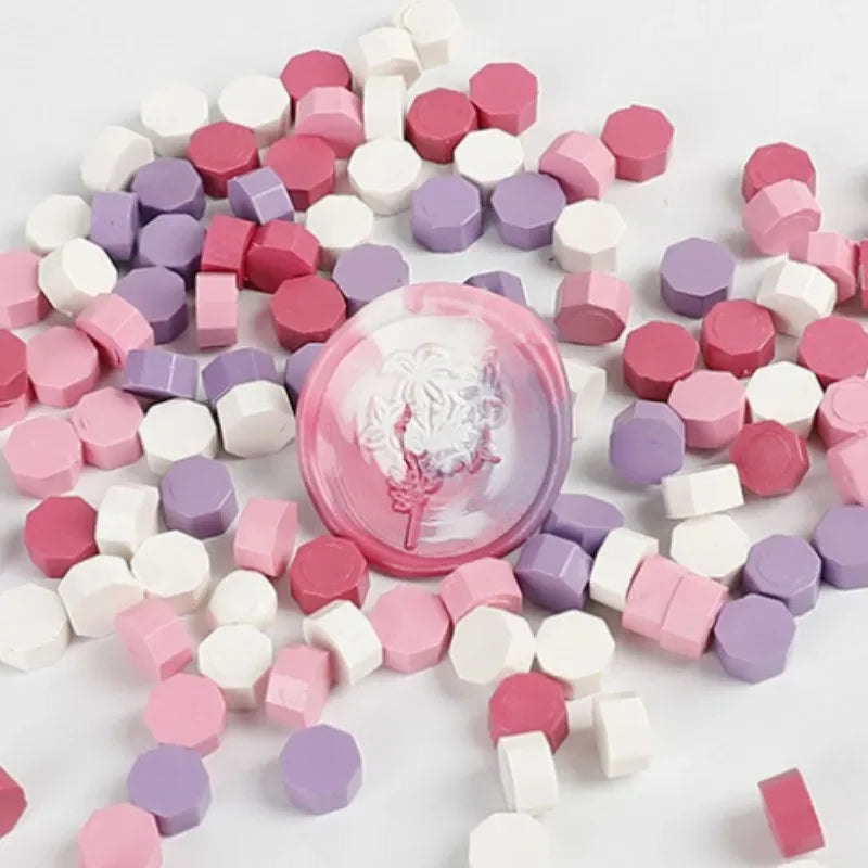 100Pc Retro Sealing Wax Seal Stamp Wax Beads for DIY Invitations