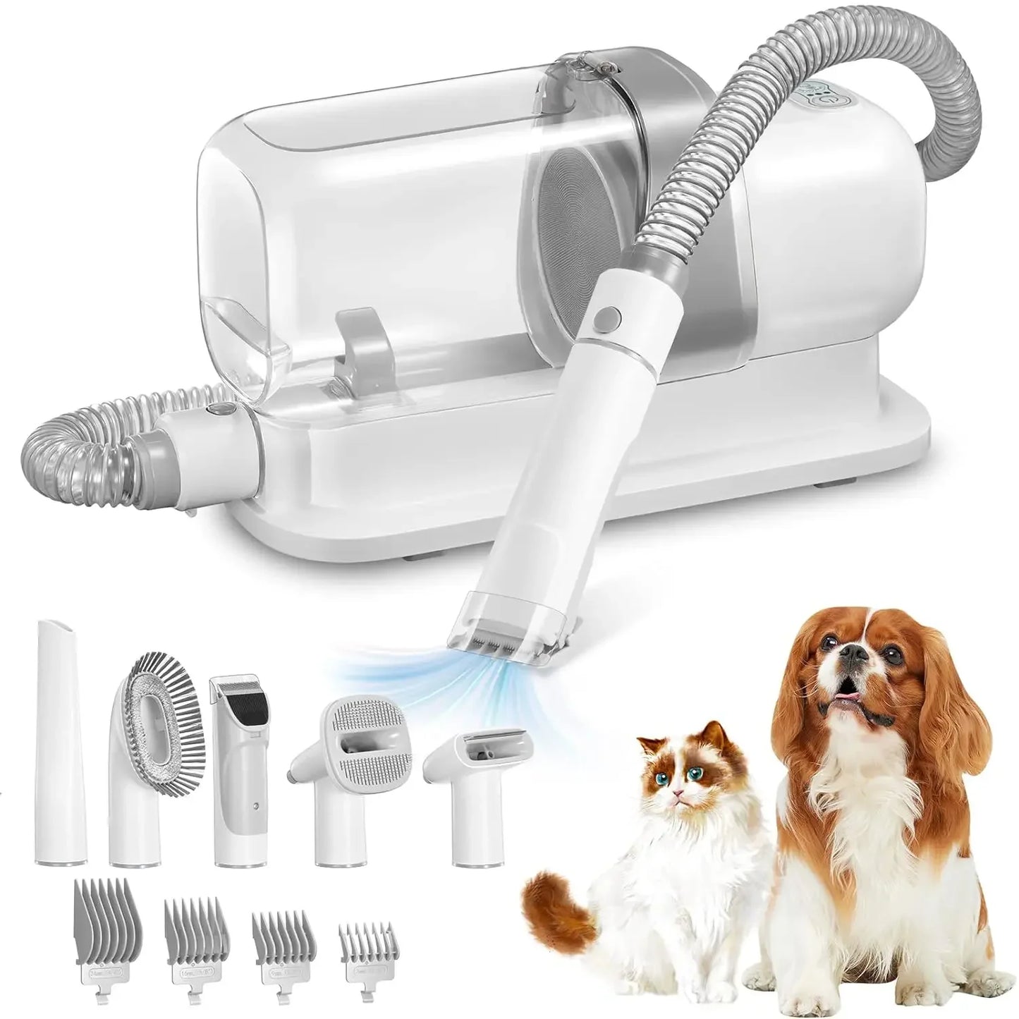 Dog Grooming Vacuum & Pet Grooming Kit 2.3L Capacity