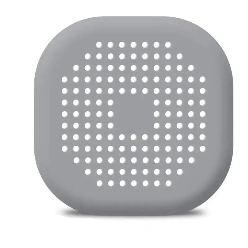 Cubierta de drenaje de ducha cuadrada de silicona duradera que evita que el fregadero se obstruya, filtro de drenaje de ducha, filtro de fregadero de adsorción, conveniente