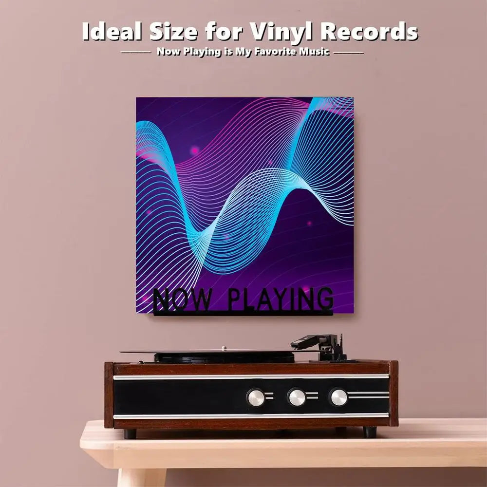 Floating Vinyl Record Shelf Acrylic Wall Mounted Display Rack