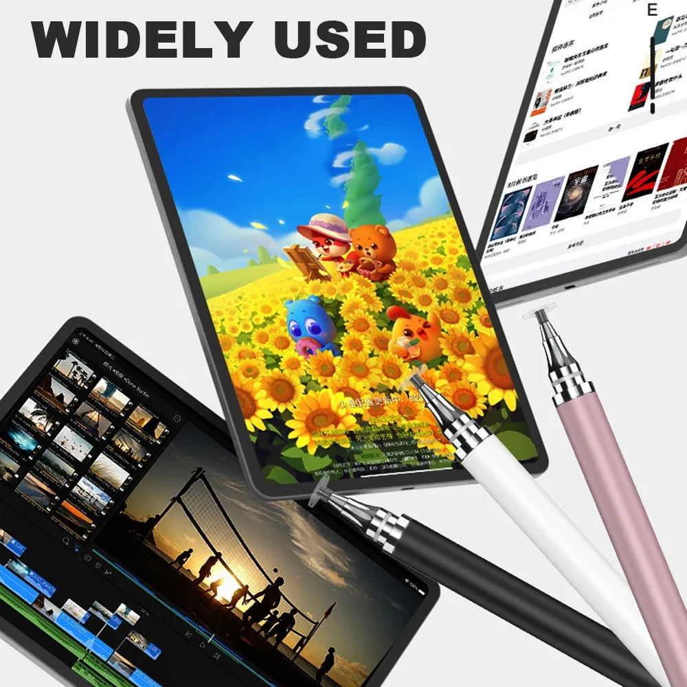 Tablet Pen Drawing Screen Touch Pen 2 in 1 Stylus for iPhone iPad Android