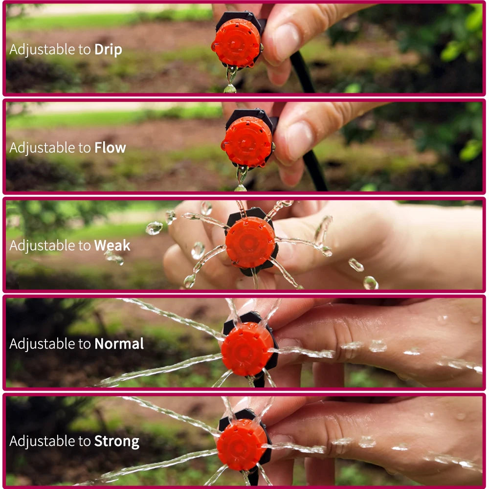 Oasis 5M to 25M DIY Drip Irrigation System Automatic Garden Watering Kit with Adjustable Drippers for Efficient Plant Care