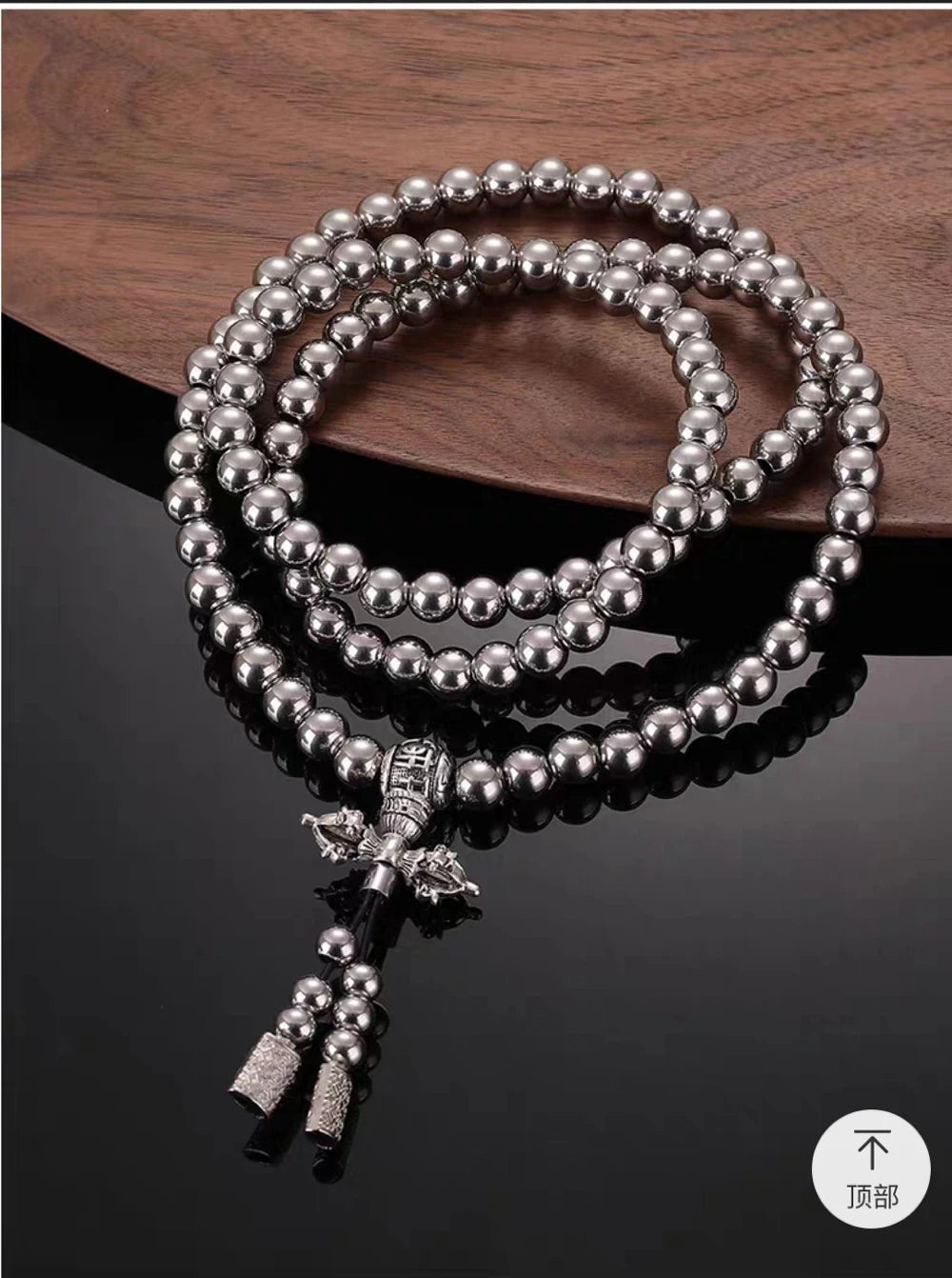 Prayer EDC Self Defense Necklace Bracelet with Buddha Beads
